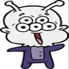 50 PCs Cute Happy 5 Eye Kid Alien in Pajamas 1" Stickers Decals Laptop Notebook Phone Waterproof Vinyl Trendy view 2