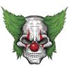 50 PCs Scary Joker Clown Skull 1" Stickers Decals Laptop Notebook Phone Waterproof Vinyl Trendy view 2