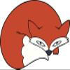 50 PCs Simple Orange Art Fox - Angry 1" Stickers Decals Laptop Notebook Phone Waterproof Vinyl Trendy view 2