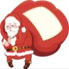 50 PCs Cute Traditional Vintage Santa with Giant Gift Sack 1" Stickers Decals Laptop Notebook Phone Waterproof Vinyl Trendy view 2