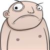 50 PCs Silly Weird Grumpy Retro Man 1" Stickers Decals Laptop Notebook Phone Waterproof Vinyl Trendy view 2
