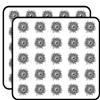 50 PCs Black and White Mandala Flower with Yin Yang Center 1" Stickers Decals Laptop Notebook Phone Waterproof Vinyl Trendy view 1