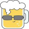 50 PCs Cool Ice Cold Beer Mug 1" Stickers Decals Laptop Notebook Phone Waterproof Vinyl Trendy view 2