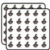 50 PCs Creepy Purple Halloween Witch 1" Stickers Decals Laptop Notebook Phone Waterproof Vinyl Trendy view 1