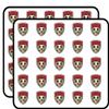 50 PCs Cool Simple Eagle Sport Shield Icon - Soccer Ball 1" Stickers Decals Laptop Notebook Phone Waterproof Vinyl Trendy view 1