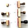 Seesaw Wooden Rubber Stamp No. 35 (1" x 1") view 2