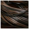 Queenbox 8mm x 10m Gradient Flat Rattan Weaving, Synthetic Rattan Repair Knit Material Plastic Rattan for DIY Home Furniture, Chair Table, Storage Basket, 02 Coffee view 1