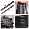 Queenbox 8mm x 10m Gradient Flat Rattan Weaving, Synthetic Rattan Repair Knit Material Plastic Rattan for DIY Home Furniture, Chair Table, Storage Basket, 02 Coffee view 3