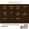 AK Interactive 3rd Gen Acrylic Chocolate (Chipping) 17ml view 3