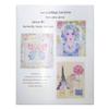 Laura Heine Quilt Pattern for Fiberworks Inc - Teeny Tiny Collage Patterns Set #7: Butterfly, Paris Poodle, and Portrait view 1