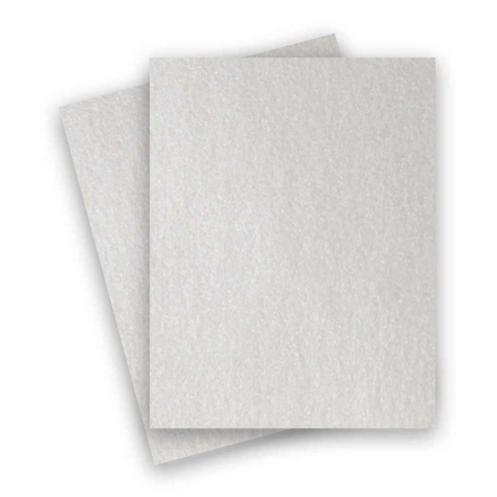 Stardream Metallic - 8.5X11 Card Stock Paper - QUARTZ - 105lb Cover (284gsm) - 25 PK