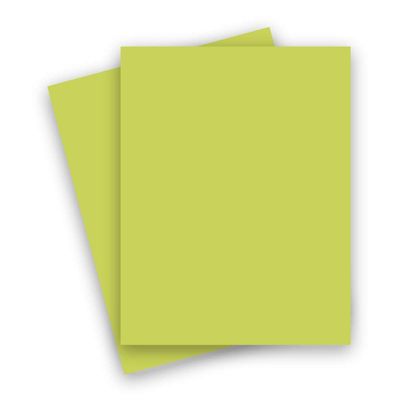 French Paper - POPTONE Sour Apple - 8.5X11 (65C/175gsm) Lightweight Card Stock Paper - 250 PK