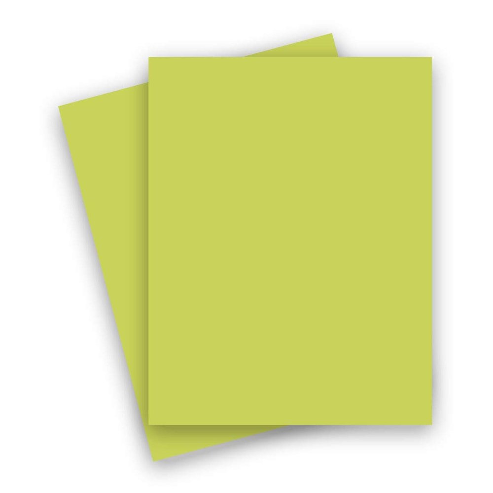 French Paper - POPTONE Sour Apple - 8.5X11 (65C/175gsm) Lightweight Card Stock Paper - 250 PK