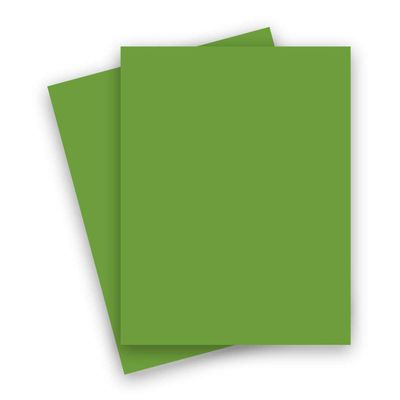 French Paper - POPTONE Gumdrop Green - 8.5X11 (65C/175gsm) Lightweight Card Stock Paper - 25 PK