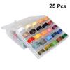 EXCEART 25rolls Wax Thread Rope for Jewelry Making Cord for Hand Sewing Bracelet Bead Crafting view 2
