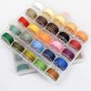 EXCEART 25rolls Wax Thread Rope for Jewelry Making Cord for Hand Sewing Bracelet Bead Crafting view 4