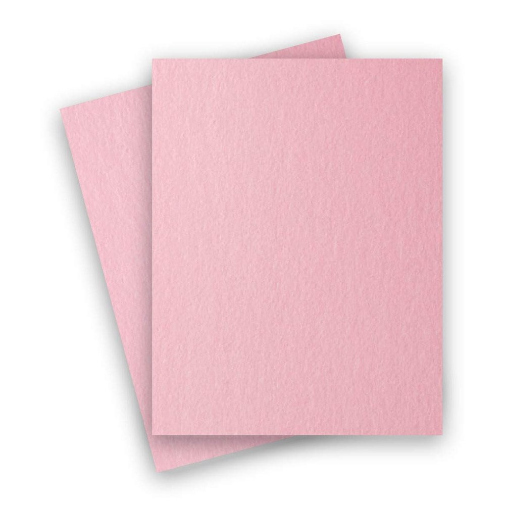 Stardream Metallic - 8.5X11 Card Stock Paper - ROSE QUARTZ - 105lb Cover (284gsm) - 25 PK