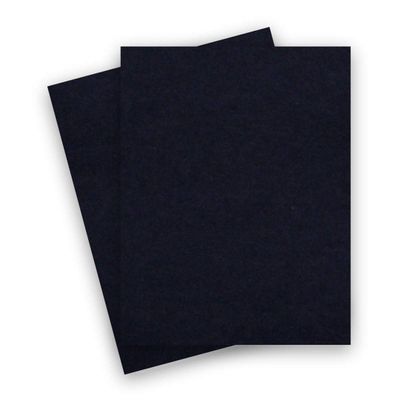 PaperPapers REMAKE Black Midnight (92C/250gsm) 8.5X11 Card Stock Paper - 25 PK