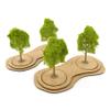 War World Gaming MDF Tree Bases Small Pack of 2 - Tabletop Wargame Diorama Terrain Scenery Landscape Wargaming Model Modelling Battlefield Objective Miniature view 1