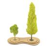 War World Gaming MDF Tree Bases Small Pack of 2 - Tabletop Wargame Diorama Terrain Scenery Landscape Wargaming Model Modelling Battlefield Objective Miniature view 3