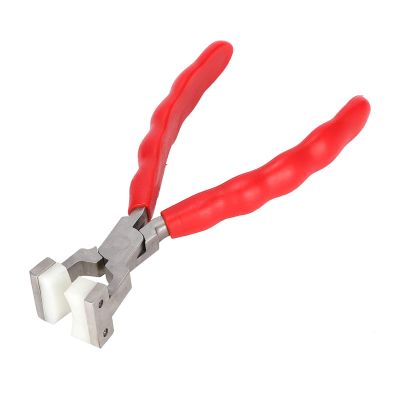 Nylon Jaw Pliers for Jewelry Making, Nylon-jaw Chain-nose Pliers,double Flat & Round Nylon Jaw Pliers Bracelet Jewelry Making Metal Forming Repair Tool(#2)
