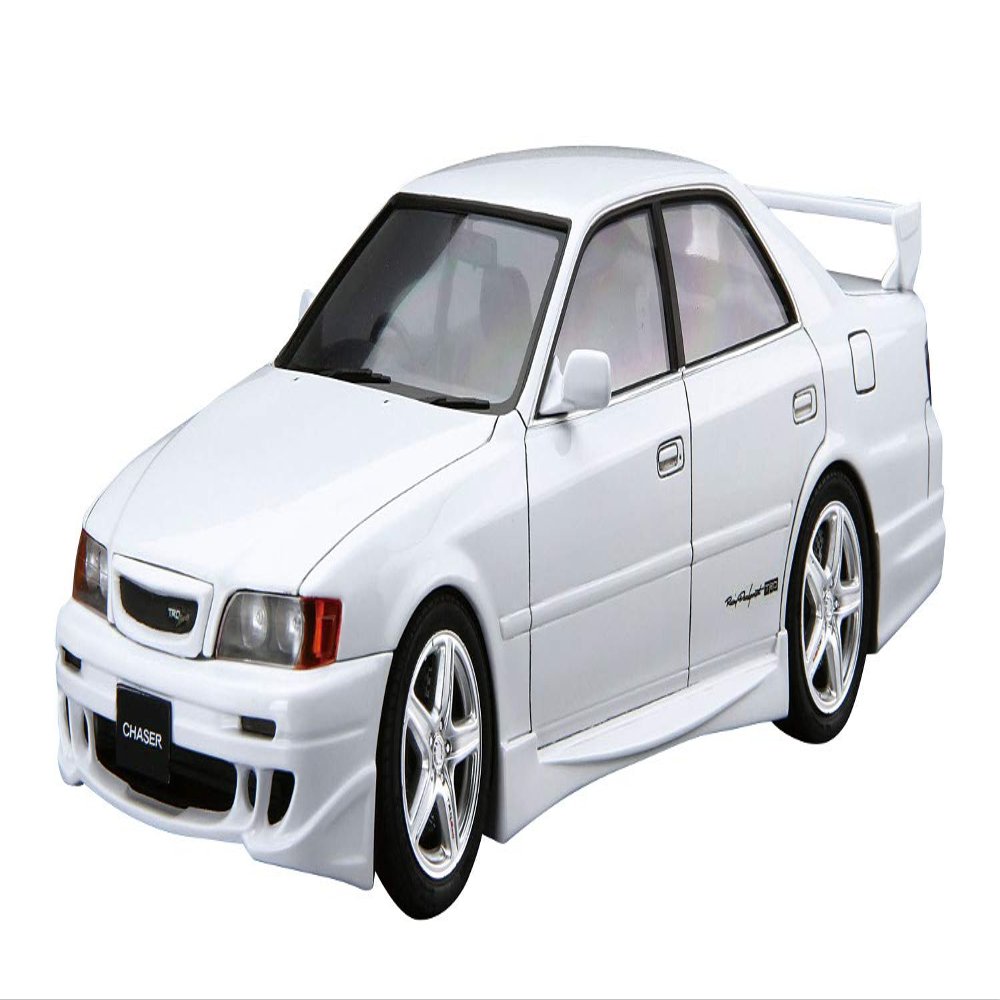 Aoshima Bunka Kyozai 1/24 The Tuned Car Series No. 47 TRD JZX100 Chaser 1998 Toyota Plastic Model