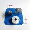 100 PCS Aluminum L Style Bobbin W/Slot for BARUDAN TAJIMA SWF Embroidery Machine view 3