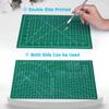 anezus Self Healing Sewing Mat, Rotary Cutting Mat Double Sided 5-Ply Craft Cutting Board for Sewing Crafts Hobby Fabric Precision Scrapbooking Project 9inch x 12inch(A4) view 4
