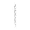 20 PCS Alloy Lobster ClaspsTail Chain Necklace Bracelet Earrings Extension Chain DIY Findings Jewelry Extender Tail Extender Chain (White K) view 2