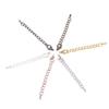 20 PCS Alloy Lobster ClaspsTail Chain Necklace Bracelet Earrings Extension Chain DIY Findings Jewelry Extender Tail Extender Chain (White K) view 4