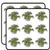 18 Pcs Green Dinosaur Coming Out of Screen Cartoon 2" Stickers Decals Laptop Notebook Phone Waterproof Vinyl Trendy view 1