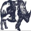 18 Pcs Cool Double Exposure African Wilderness Dot Art Rhino Silhouette 2" Stickers Decals Laptop Notebook Phone Waterproof Vinyl Trendy view 2