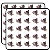 50 PCs Sexy Halloween Mouse Skeleton Body Art 1" Stickers Decals Laptop Notebook Phone Waterproof Vinyl Trendy view 1