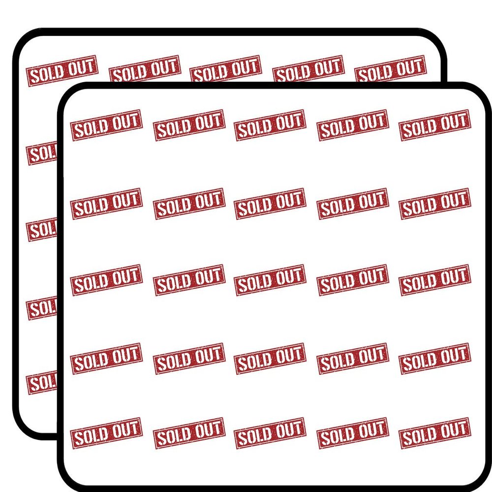 50 PCs Cool Vintage Distressed Sold Out Stamp Icon 1" Stickers Decals Laptop Notebook Phone Waterproof Vinyl Trendy