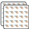 50 PCs Simple Blue Syringe 1" Stickers Decals Laptop Notebook Phone Waterproof Vinyl Trendy view 1
