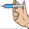 50 PCs Simple Blue Syringe 1" Stickers Decals Laptop Notebook Phone Waterproof Vinyl Trendy view 2