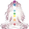18 Pcs Delicate Yoga Yoji Woman with Henna and Rainbow Shakras 2" Stickers Decals Laptop Notebook Phone Waterproof Vinyl Trendy view 2
