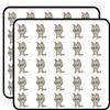 50 PCs Cute Kawaii Kitty Cat with Bright Eyes - Light Brown 1" Stickers Decals Laptop Notebook Phone Waterproof Vinyl Trendy view 1