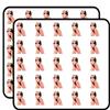50 PCs Sexy Beautiful Woman Girl Lady Long Hair in Bikini Black Nude Peach Pink 1" Stickers Decals Laptop Notebook Phone Waterproof Vinyl Trendy view 1