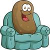 18 Pcs Cute Happy Lazy Couch Potato on Chair Cartoon 2" Stickers Decals Laptop Notebook Phone Waterproof Vinyl Trendy view 2