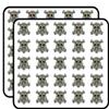50 PCs Colorful Hippie Skull Rock N' ROLL Peace Love Flower Power RED Orange Yellow Green Blue Indigo Violet Black White 1" Stickers Decals Laptop Notebook Phone Waterproof Vinyl Trendy view 1