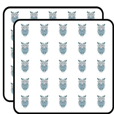 50 PCs Pretty Optical Illusion Dream Catcher Owl 1" Stickers Decals Laptop Notebook Phone Waterproof Vinyl Trendy