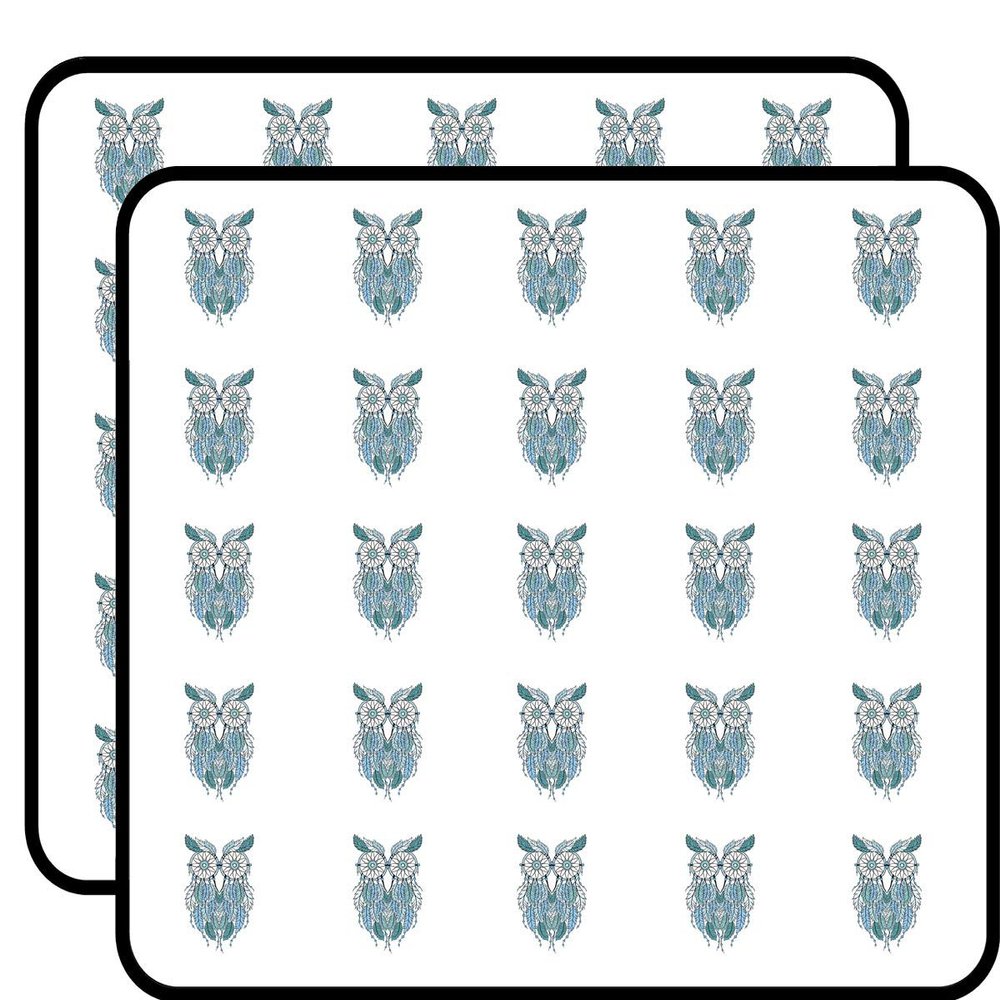 50 PCs Pretty Optical Illusion Dream Catcher Owl 1" Stickers Decals Laptop Notebook Phone Waterproof Vinyl Trendy