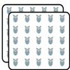 50 PCs Pretty Optical Illusion Dream Catcher Owl 1" Stickers Decals Laptop Notebook Phone Waterproof Vinyl Trendy view 1
