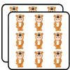 18 Pcs Cute Baby in Animal Costume Cartoon - Bear 2" Stickers Decals Laptop Notebook Phone Waterproof Vinyl Trendy view 1