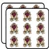18 Pcs Pretty Red Rose and Vines in Hands Cartoon 82" Stickers Decals Laptop Notebook Phone Waterproof Vinyl Trendy view 1