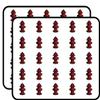 50 PCs Red Comic Book Fire Hydrant 1" Stickers Decals Laptop Notebook Phone Waterproof Vinyl Trendy view 1