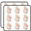 18 Pcs Cute Simple European Beer Waitress Cartoon 2" Stickers Decals Laptop Notebook Phone Waterproof Vinyl Trendy view 1