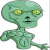 18 Pcs Creepy Green Alien Monster Cartoon 2" Stickers Decals Laptop Notebook Phone Waterproof Vinyl Trendy view 2