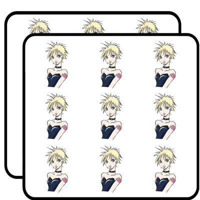 18 Pcs Cute Sexy Anime Goth Punk Girl Cartoon 2" Stickers Decals Laptop Notebook Phone Waterproof Vinyl Trendy